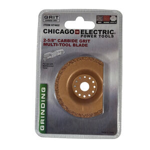 Chicago Electric 67462 2-5/8 in Carbide Grit Oscillating Multi-Tool Blade